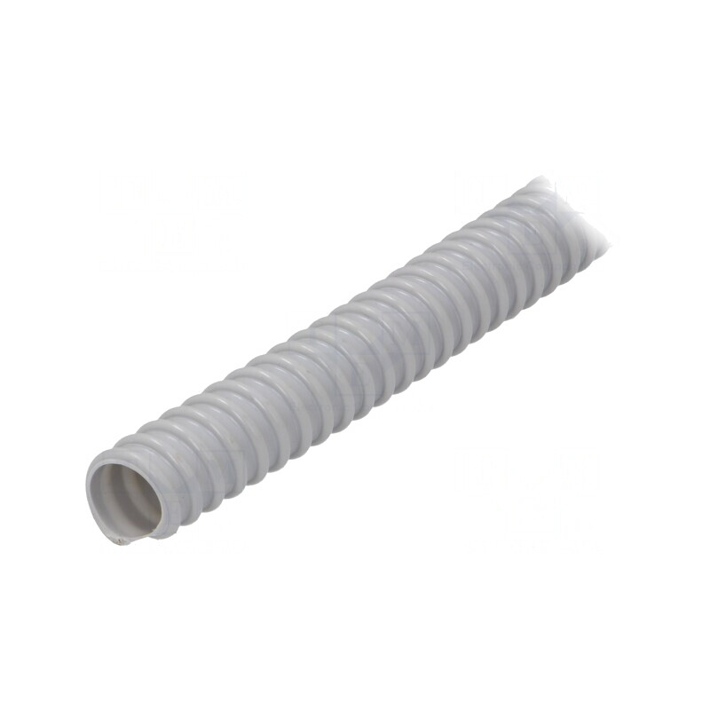 Tub de protecție PVC gri 16mm 30m | Electronic-mag.ro | Componente Electronice