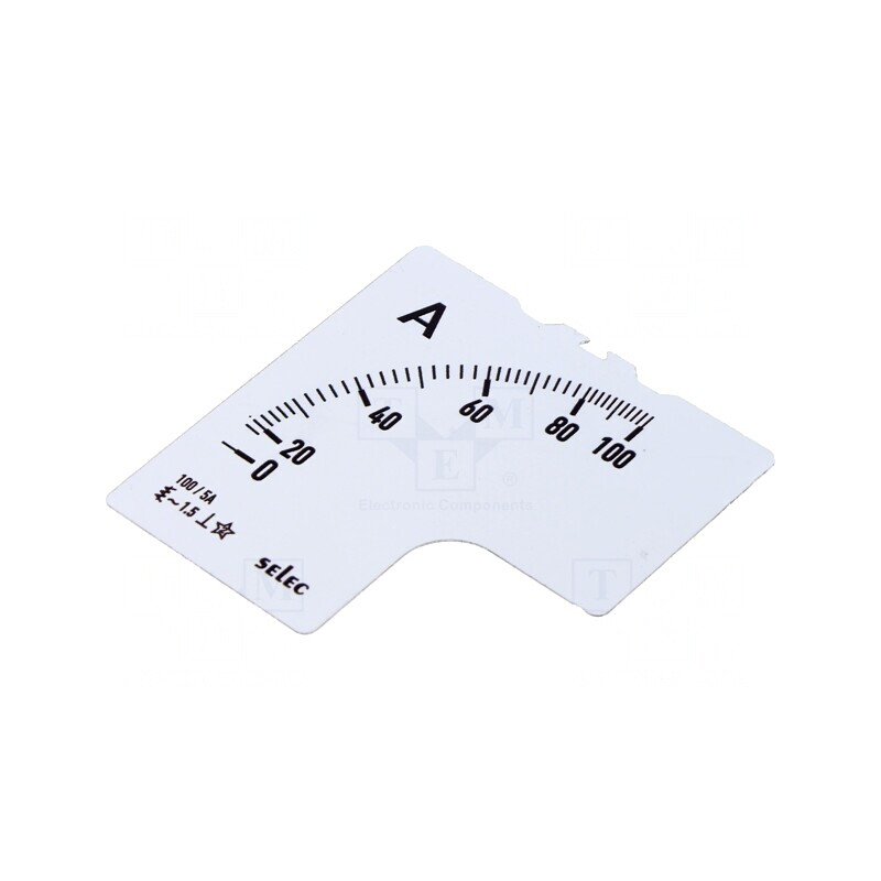 Scală pentru Ampermetru Analogic 0-60A | Electronic-mag.ro | Componente Electronice