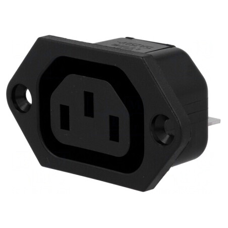 Conector Alimentare AC Soclu Mamă 10A 250V | Electronic-mag.ro | Componente Electronice