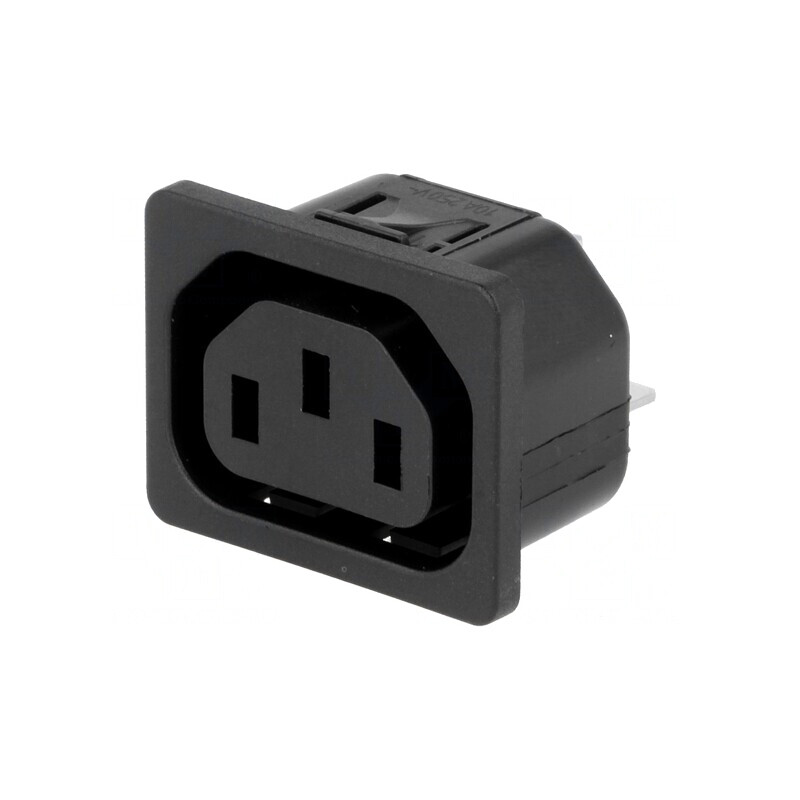 Conector Alimentare AC Soclu Mamă 10A 250V | Electronic-mag.ro | Componente Electronice