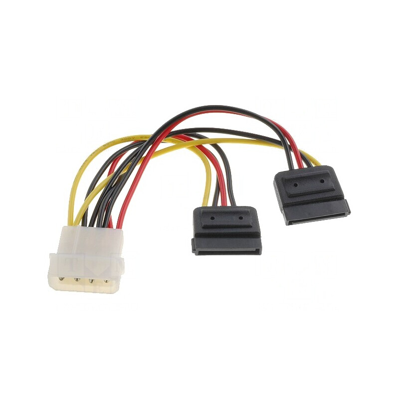 Adaptor Molex la SATA 0.15m | Electronic-mag.ro | Componente Electronice