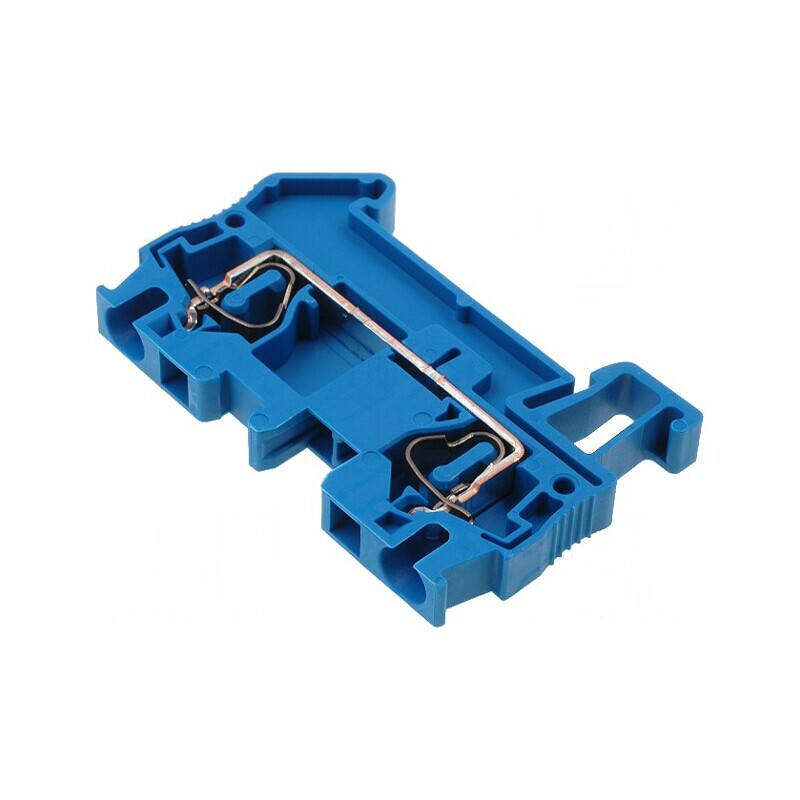 Terminal Îmbinare Șine 0,08-4mm² 1 Pista 2 Borne Albastru | Electronic-mag.ro | Componente Electronice