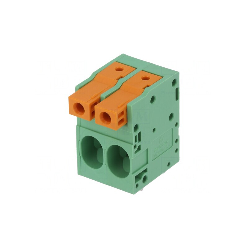 Regletă Conexiuni PCB 90° 10mm 2 Piste 51A | Electronic-mag.ro | Componente Electronice