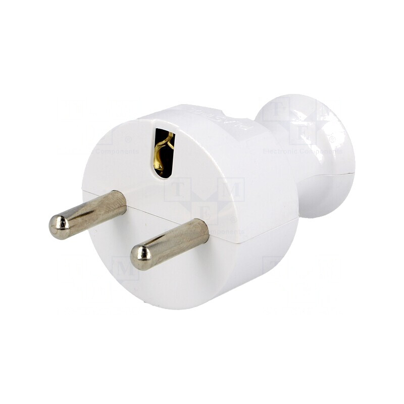 Mufă Alimentare AC Albă 230V 16A 3 Pini | Electronic-mag.ro | Componente Electronice