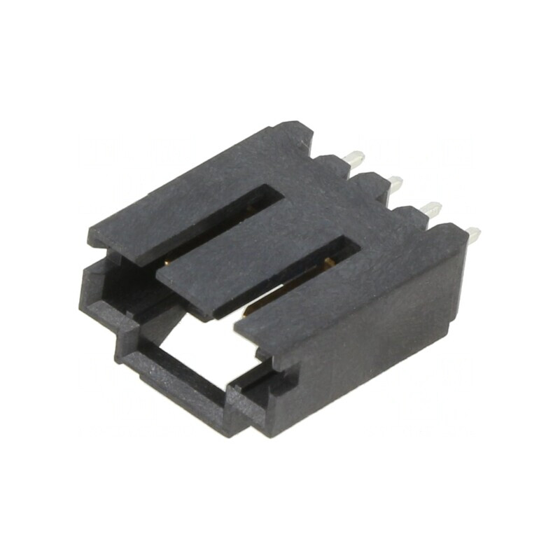 Soclu cablu-placă 2,54mm 4 pini aurit AMPMODU MTE | Electronic-mag.ro | Componente Electronice