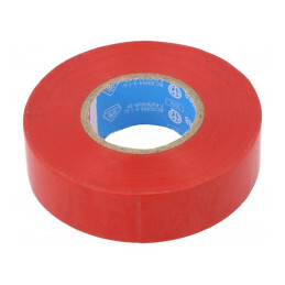 Bandă electroizolantă roșie 19mm x 20m | Electronic-mag.ro | Componente Electronice