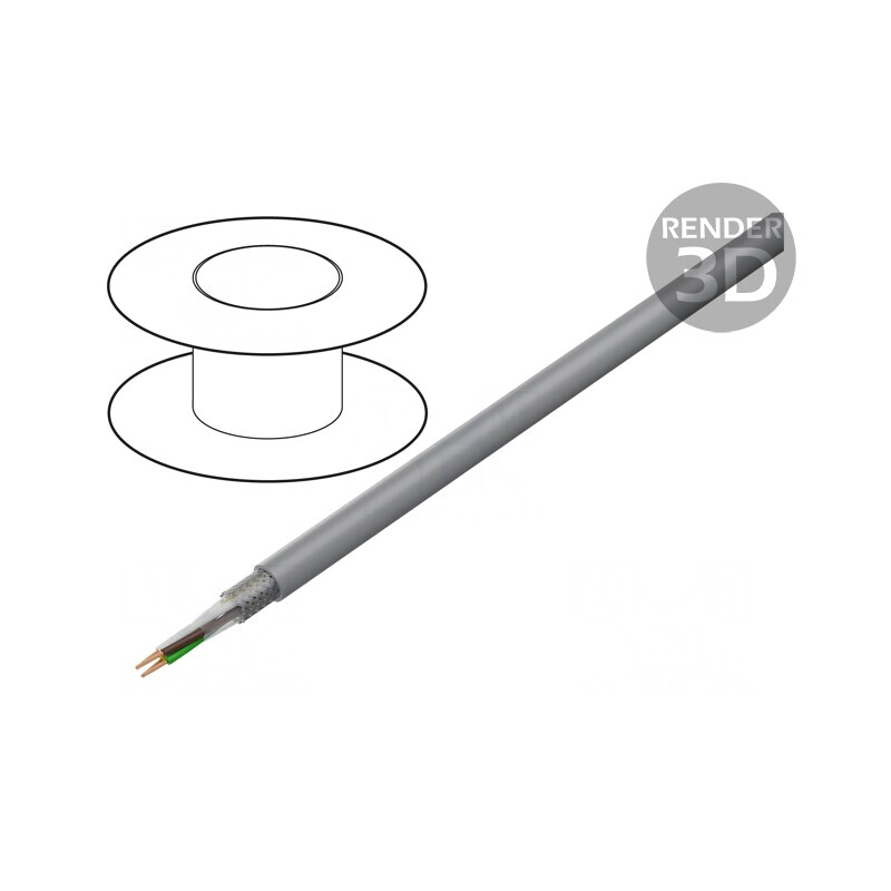 Cablu ecranat LiY-CY 4x0,34mm2 PVC | Electronic-mag.ro | Componente Electronice