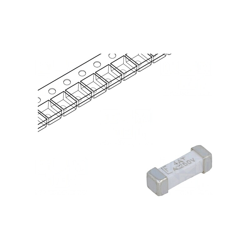 Siguranță Întârziere 4A 250V SMD | Electronic-mag.ro | Componente Electronice