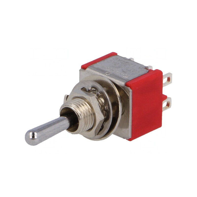 Comutator Basculant 3 Pozitii DP3T (ON)-OFF-(ON) 2A/250VAC | Electronic-mag.ro | Componente Electronice