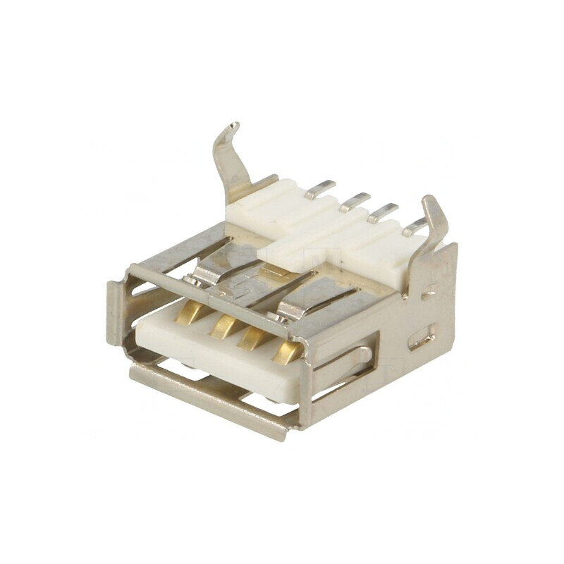 Soclu USB A PCB SMT Orizontal 4 pini USB 2.0 1A 30V | Electronic-mag.ro | Componente Electronice