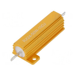 Rezistor Bobinat cu Radiator 10Ω 50W | Electronic-mag.ro | Componente Electronice