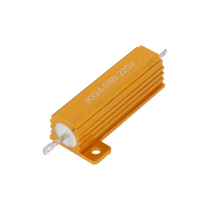 Rezistor Bobinat 22Ω 50W ±5% cu Radiator | Electronic-mag.ro | Componente Electronice Rezistor Bobinat 22Ω 50W ±5% cu Radiator | Electronic-mag.ro | Componente Electronice