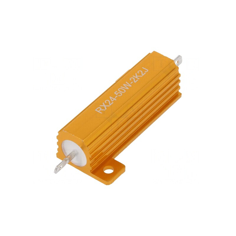 Rezistor bobinat cu radiator 2,2kΩ 50W ±5% | Electronic-mag.ro | Componente Electronice Rezistor bobinat cu radiator 2,2kΩ 50W ±5% | Electronic-mag.ro | Componente Electronice