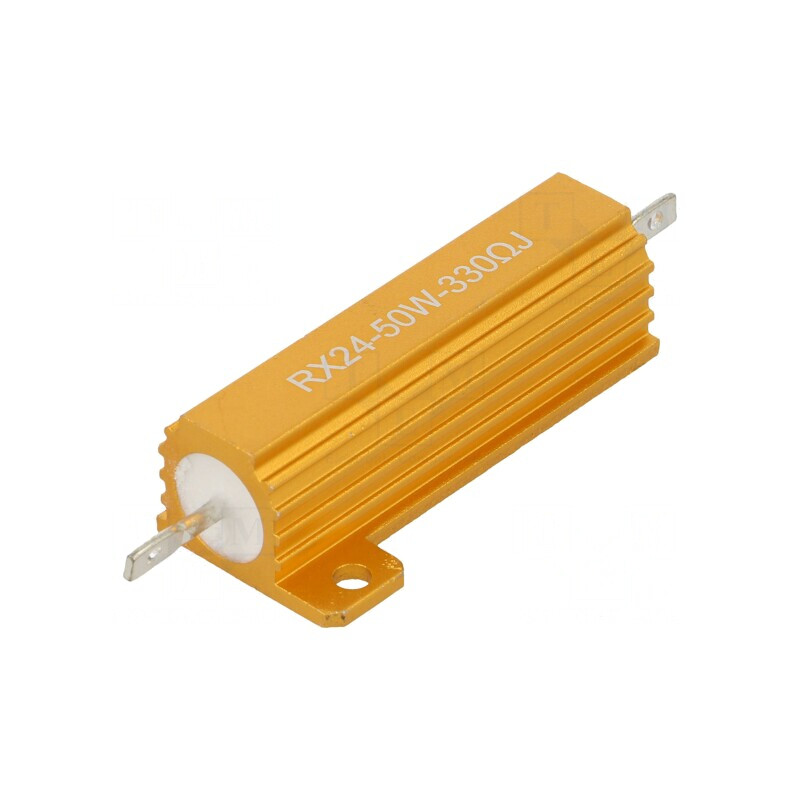 Rezistor Bobinat cu Radiator 330Ω 50W ±5% | Electronic-mag.ro | Componente Electronice