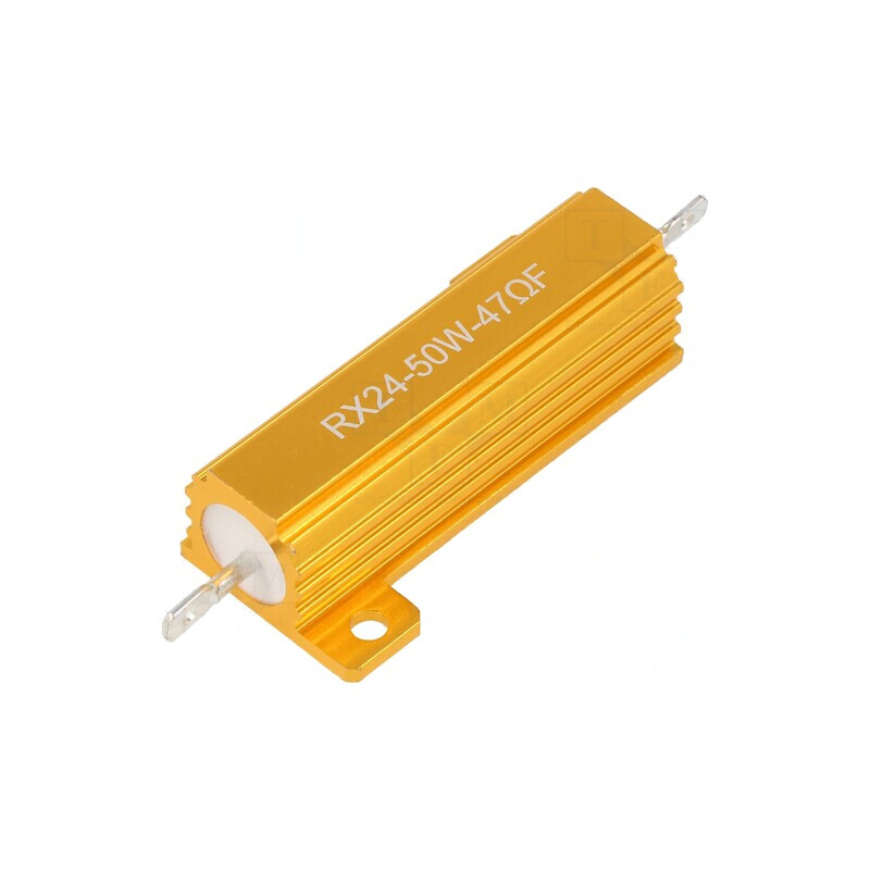 Rezistor Bobinat cu Radiator 47Ω 50W ±5% pentru Lipit | Electronic-mag.ro | Componente Electronice Rezistor Bobinat cu Radiator 47Ω 50W ±5% pentru Lipit | Electronic-mag.ro | Componente Electronice