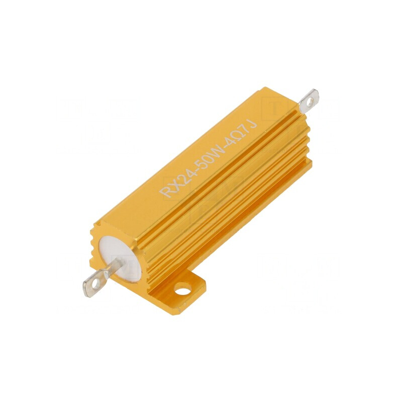 Rezistor Bobinat cu Radiator 4,7Ω 50W ±5% 50ppm/°C pentru Lipit | Electronic-mag.ro | Componente Electronice Rezistor Bobinat cu Radiator 4,7Ω 50W ±5% 50ppm/°C pentru Lipit | Electronic-mag.ro | Componente Electronice