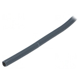 Tub de protecție poliamidă gri 10mm -40÷120°C rolă | Electronic-mag.ro | Componente Electronice