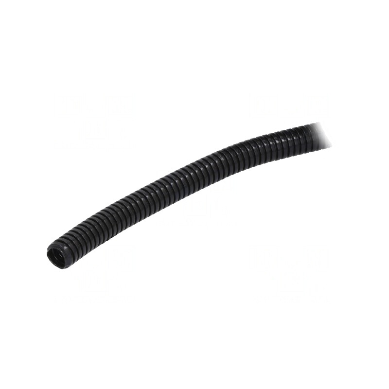 Tub de Protecție Poliamidă Neagră 10mm -40÷120°C | Electronic-mag.ro | Componente Electronice