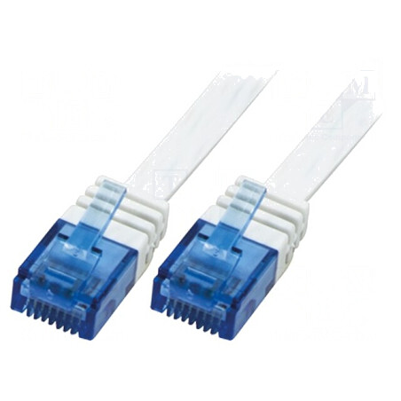Patch Cord UTP Cat6 PVC Alb 1m | Electronic-mag.ro | Componente Electronice
