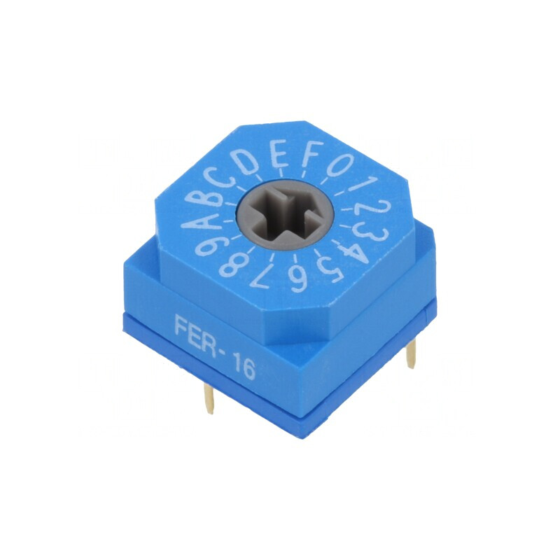 Întrerupător Codificare HEX/BCD 16 Pos THT 80mΩ | Electronic-mag.ro | Componente Electronice