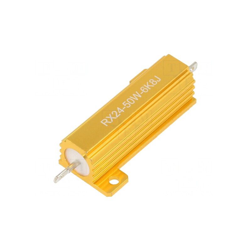 Rezistor Bobinat cu Radiator 6,8kΩ 50W 5% pentru Lipit | Electronic-mag.ro | Componente Electronice Rezistor Bobinat cu Radiator 6,8kΩ 50W 5% pentru Lipit | Electronic-mag.ro | Componente Electronice