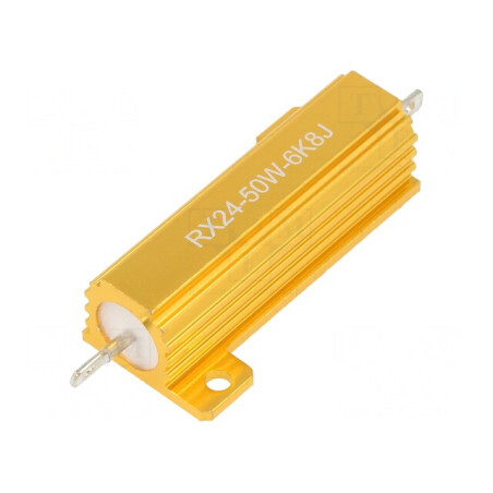 Rezistor Bobinat cu Radiator 6,8kΩ 50W 5% pentru Lipit | Electronic-mag.ro | Componente Electronice