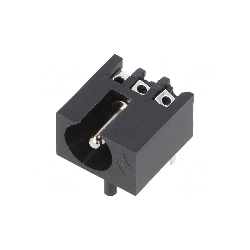 Conector Alimentare DC Tată 5,5/2,1mm THT | Electronic-mag.ro | Componente Electronice