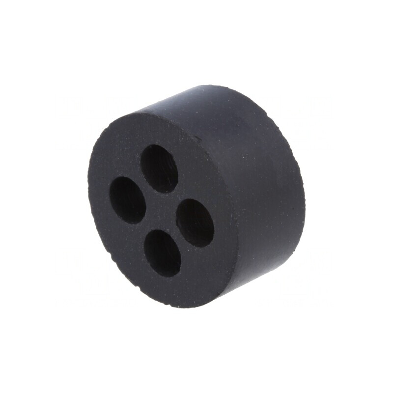 Insert Presetupă 4mm M20 IP54 Cauciuc NBR 4 Orificii | Electronic-mag.ro | Componente Electronice