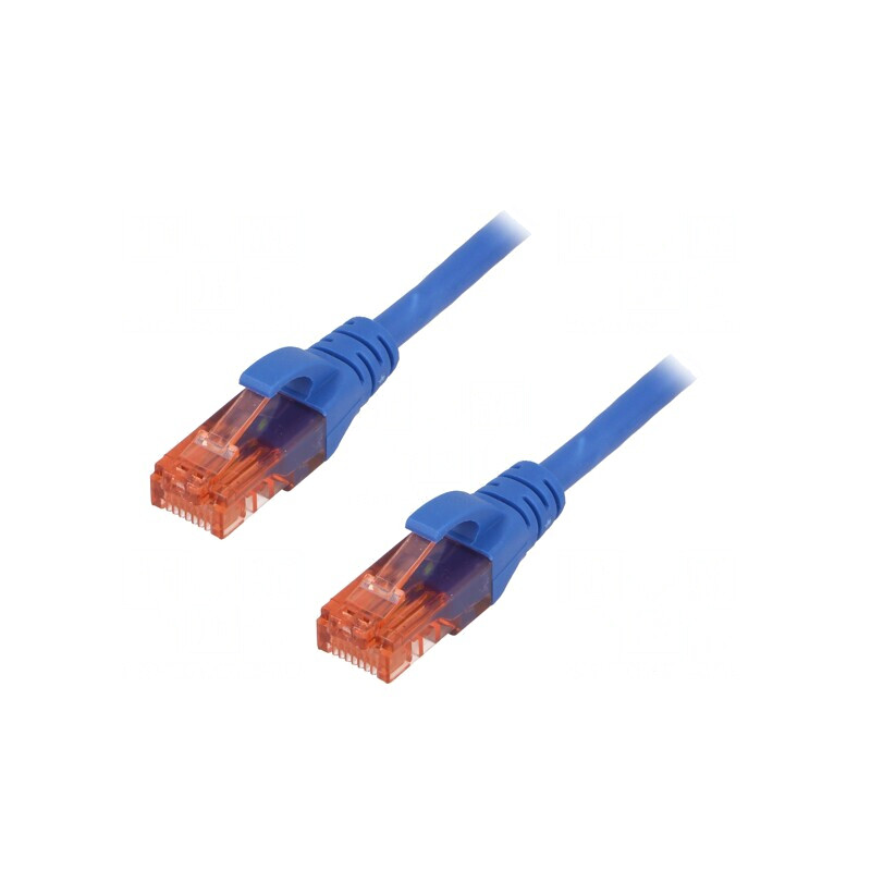 Patch Cord U/UTP Cat6 Albastru 3m | Electronic-mag.ro | Componente Electronice
