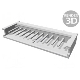 Soclu cablu-placă tată AMPMODU MOD II 2,54mm 12 pini THT | Electronic-mag.ro | Componente Electronice