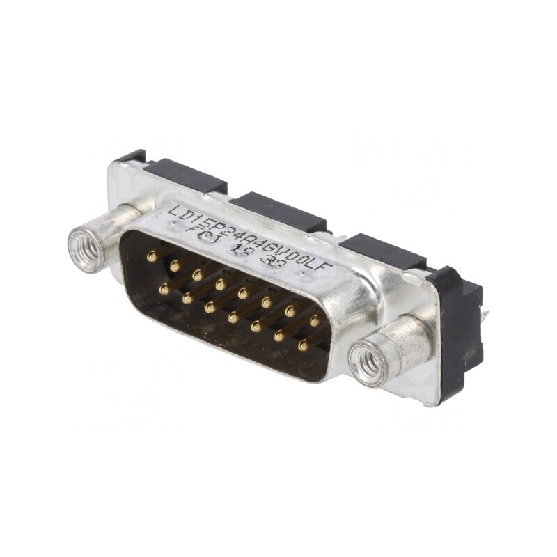 Conector D-Sub 15 PIN Soclu Tată PCB THT | Electronic-mag.ro | Componente Electronice
