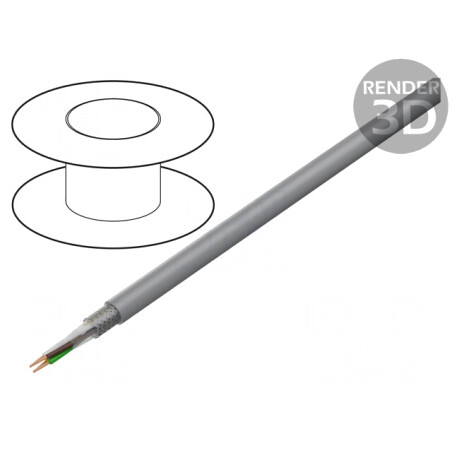Cablu Ecranat LiY-CY 4x0.5mm2 PVC | Electronic-mag.ro | Componente Electronice