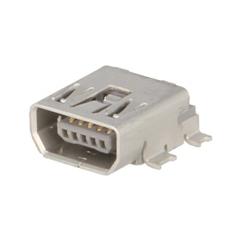 Soclu USB Mini AB pentru PCB SMT 5 pini orizontali | Electronic-mag.ro | Componente Electronice Soclu USB Mini AB pentru PCB SMT 5 pini orizontali | Electronic-mag.ro | Componente Electronice