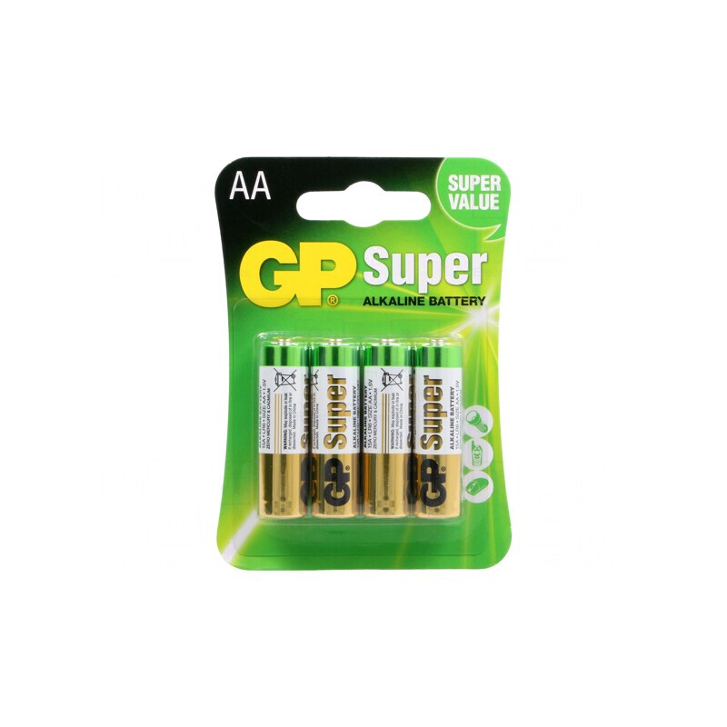 Baterii alcaline AA 1,5V pachet 4 bucăți | Electronic-mag.ro | Componente Electronice