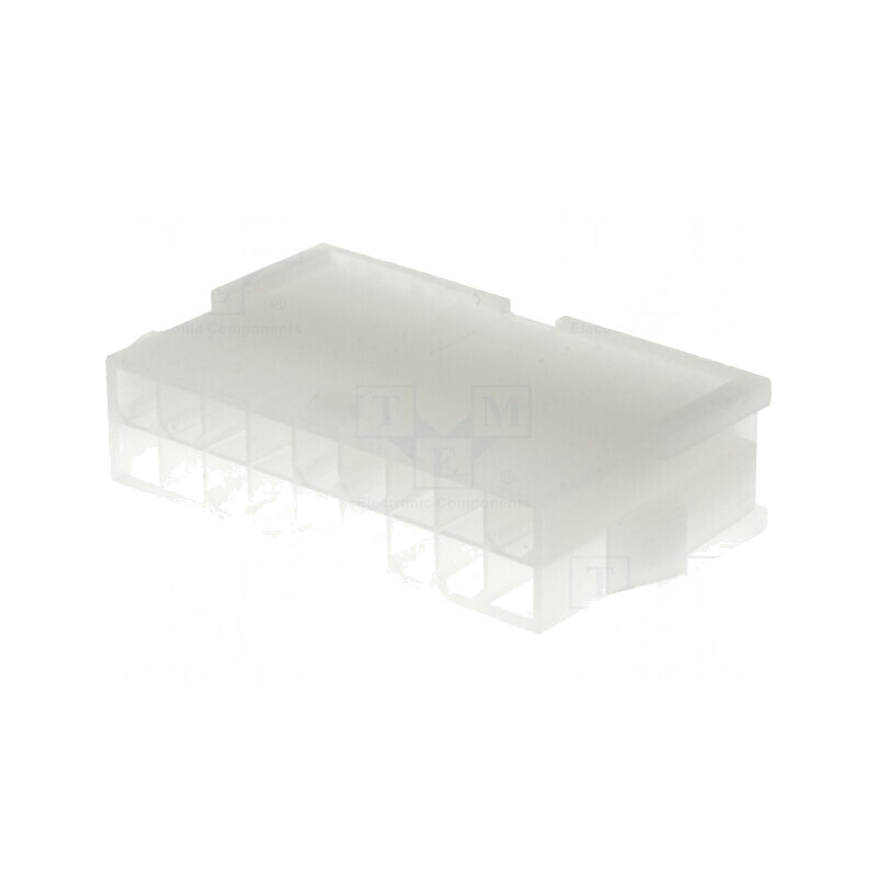 Mufă cablu-cablu tată Mini-Fit Jr 4,2mm fără contacte | Electronic-mag.ro | Componente Electronice