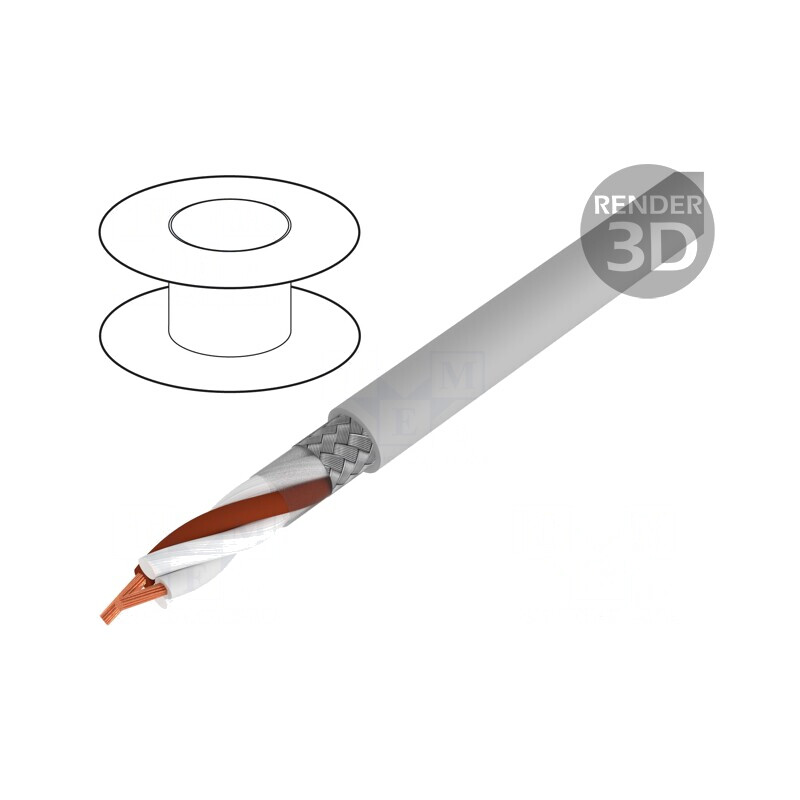 Cablu BiT LiYCY 2x1,5mm2 Ecranat Cupru | Electronic-mag.ro | Componente Electronice