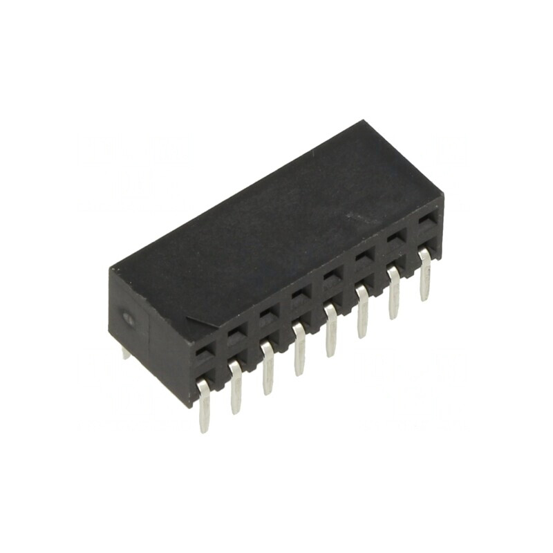 Soclu Șiruri Pini Mamă 2,54mm 16 PIN THT pentru PCB | Electronic-mag.ro | Componente Electronice