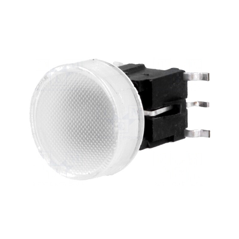 Comutator Tastatură SPST-NO cu LED Incolor 48VDC | Electronic-mag.ro | Componente Electronice