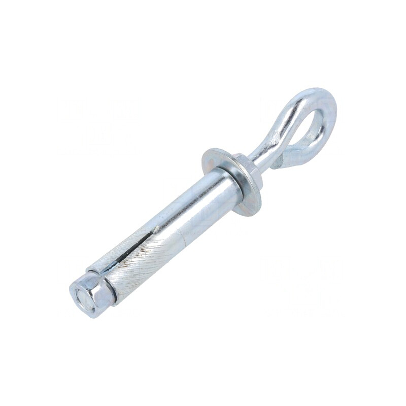 Cârlig Inelar cu Dibluri din Oțel Zincat 51mm | Electronic-mag.ro | Componente Electronice