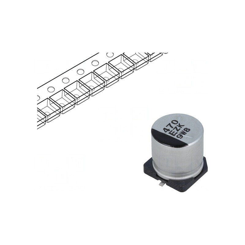 Condensator Hibrid 470uF 25V SMD  | Electronic-mag.ro | Componente Electronice