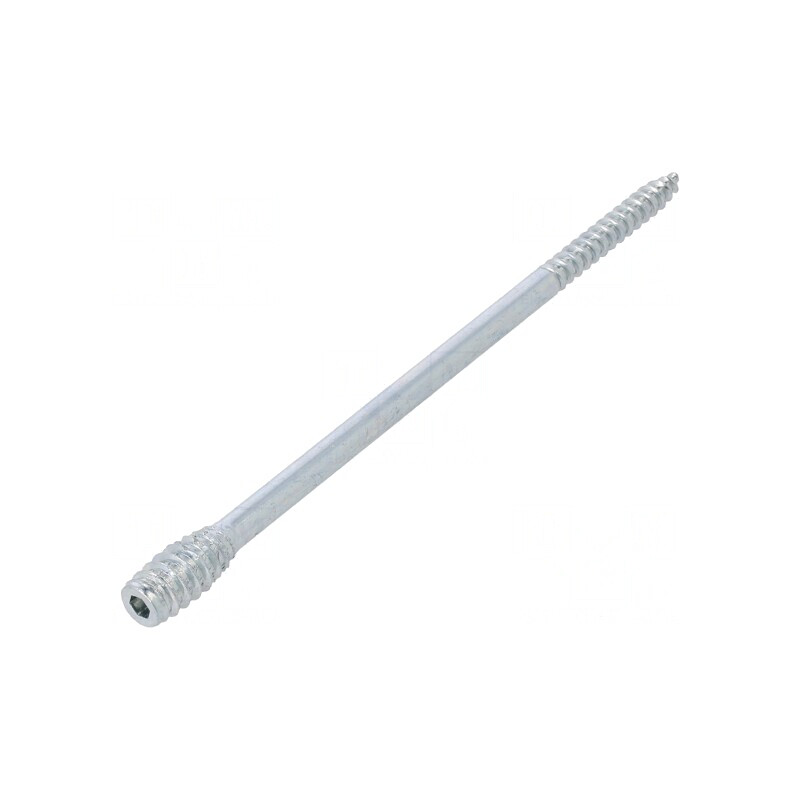 Șurub Lemn 6x150mm Fără Cap Imbus HEX 4mm Oțel Zincat | Electronic-mag.ro | Componente Electronice