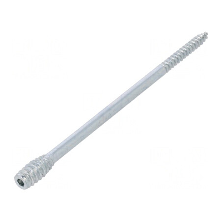 Șurub Lemn 6x150mm Fără Cap Imbus HEX 4mm Oțel Zincat | Electronic-mag.ro | Componente Electronice