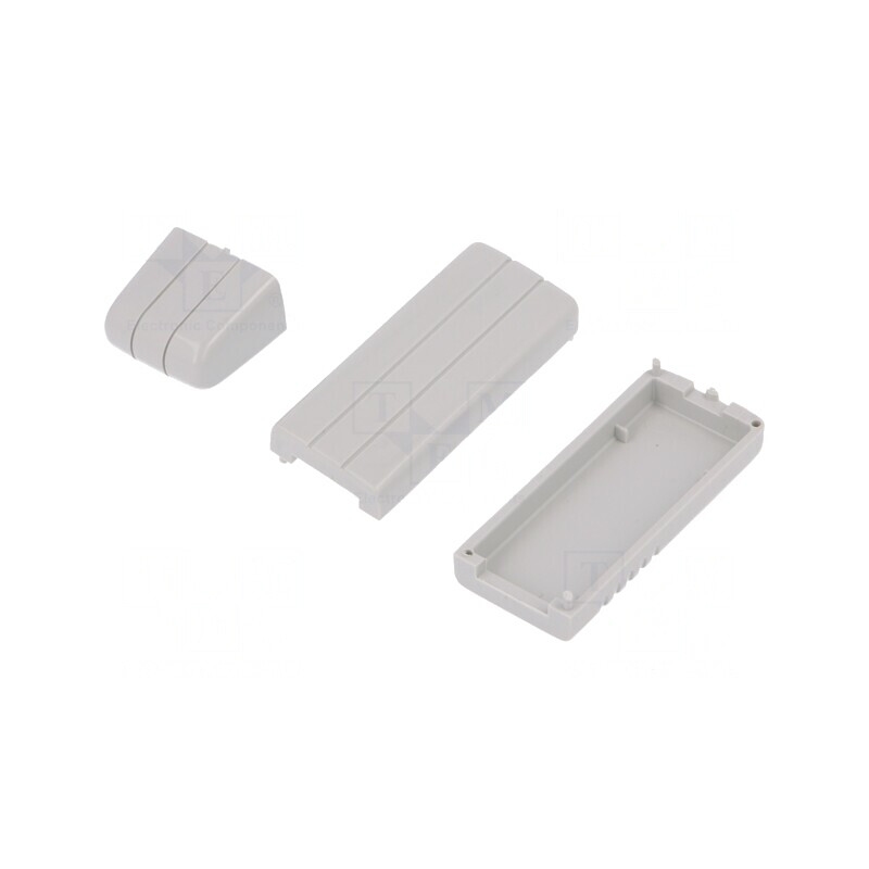 Carcasă USB ABS Gri 20x66x12mm cu Clichet | Electronic-mag.ro | Componente Electronice