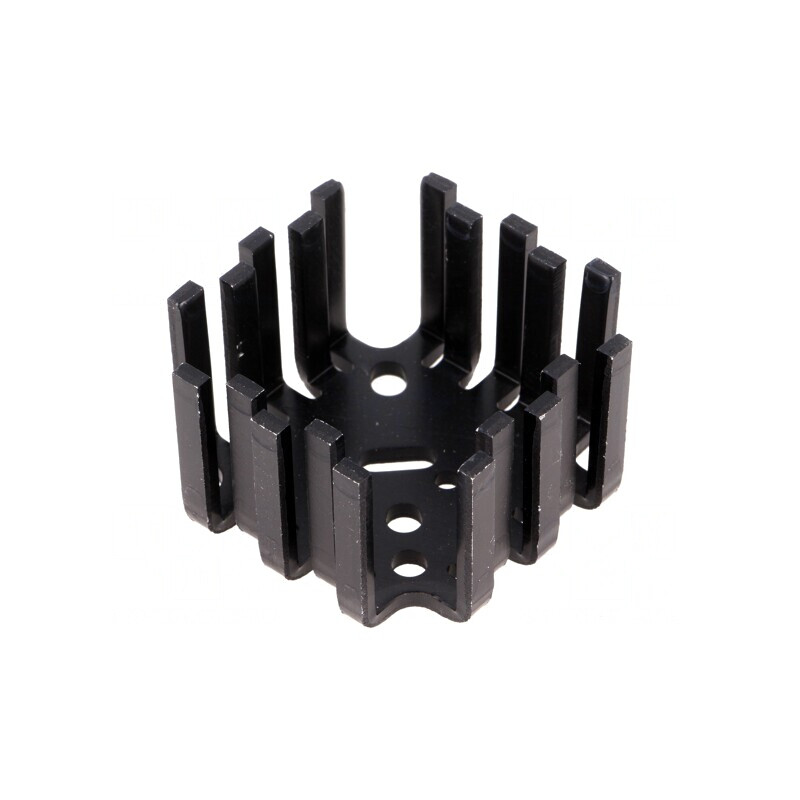 Radiator Presat Negru 45x45x25mm 6K/W | Electronic-mag.ro | Componente Electronice