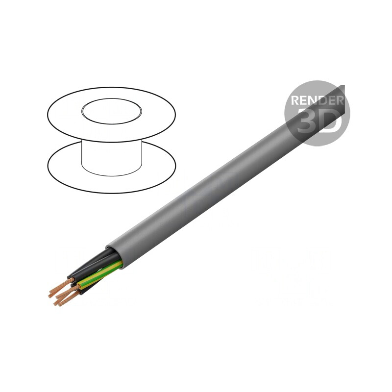 Cablu Electric H05VV5-F NYSLYÖ-JZ 5G0,5mm2 | Electronic-mag.ro | Componente Electronice