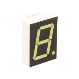 Afișaj LED 7 Segmente 25,4mm Alb 100mcd | Electronic-mag.ro | Componente Electronice