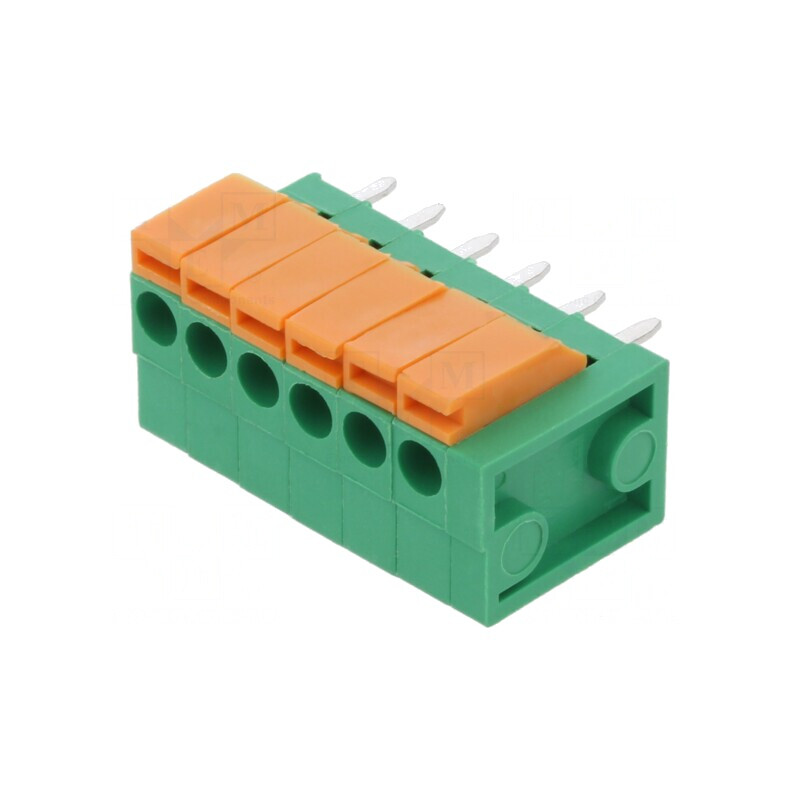 Regletă Conexiuni PCB 3,81mm 6 Piste | Electronic-mag.ro | Componente Electronice