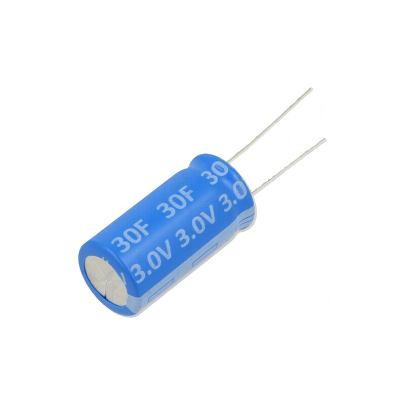 Supercondensator THT 3V 30F Ø16x30mm | Electronic-mag.ro | Componente Electronice