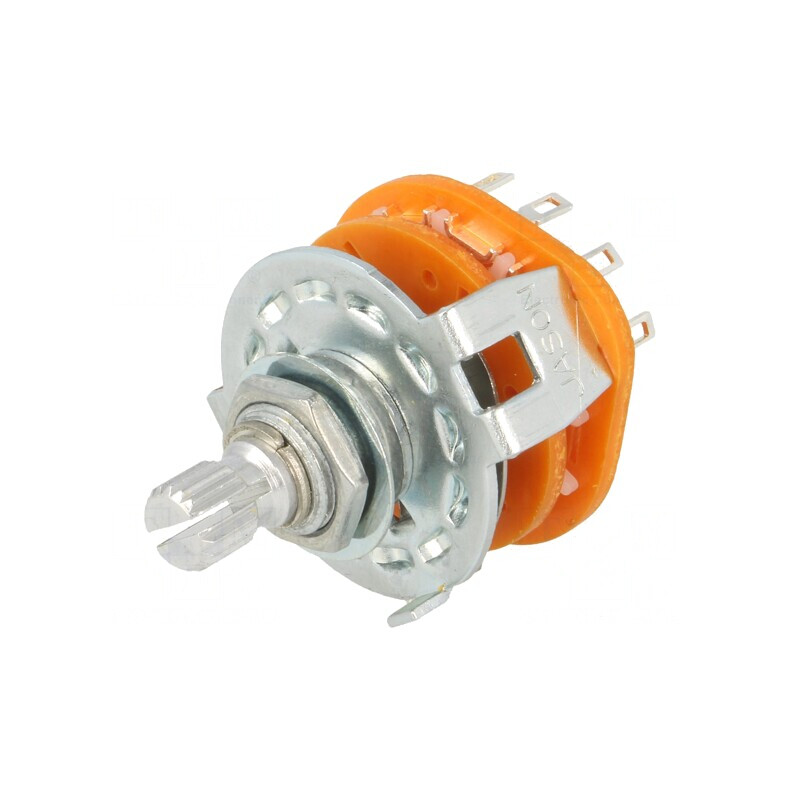 Comutator Rotativ 30° 6 Pozitii 0,3A 125VAC | Electronic-mag.ro | Componente Electronice