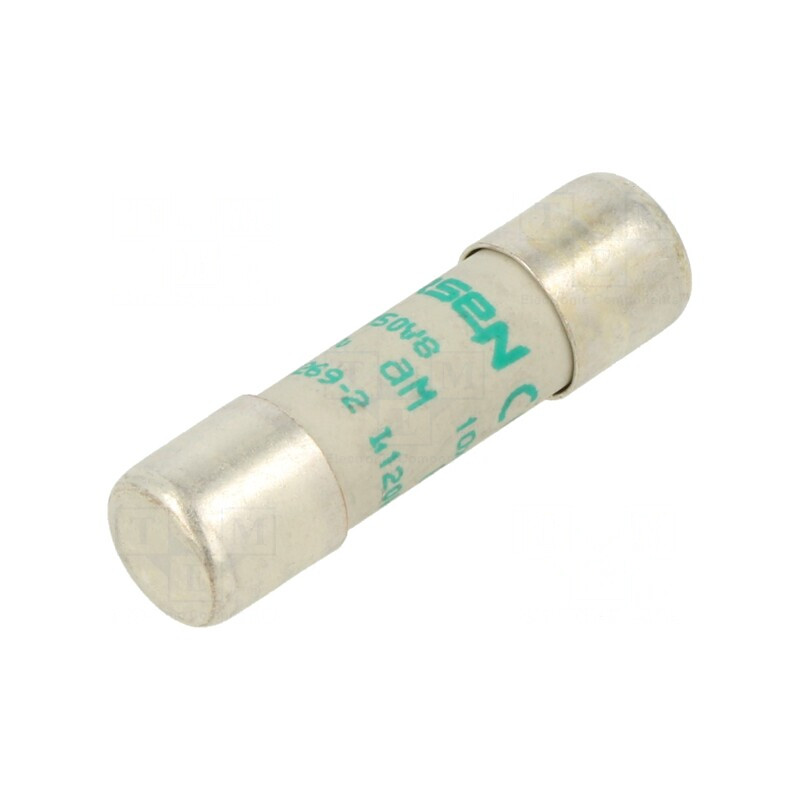 Siguranță AM Întârziere 8A 500VAC 10x38mm | Electronic-mag.ro | Componente Electronice
